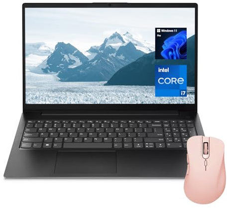 Lenovo V15 - Laptop Premium per lavoro e lavoro, display FHD da 15,6, Intel i7-13620H di 13a generazione, RAM da 40 GB, SSD da 1 TB, webcam, HDMI, Wi-Fi 6, Windows 11 Pro, grigio, bundle con mouse