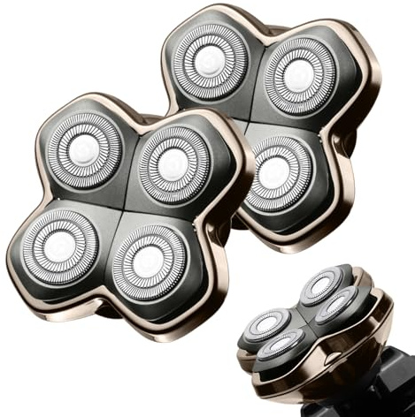 Pro 4-Ersatzklingen für die Rasierer Pitbull Gold PRO, Silver PRO | kompatibel mit Platinum PRO und Butterfly Kiss PRO (2 Stück)
