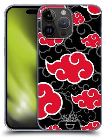 Head Case Designs Officially Licensed Naruto Shippuden Akatsuki Iconic Hard Back Case Compatible With Apple iPhone 15 Pro Max