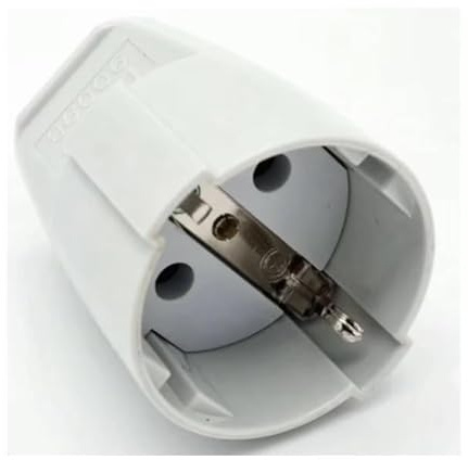 Prise électrique volant SCHUKO blanc allemand femelle 16A câble prise