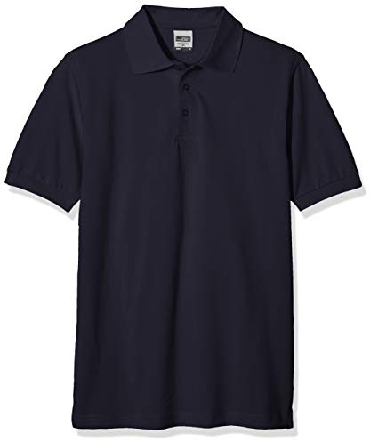 James & Nicholson Herren Regular Fit Poloshirt Workwear Polo Men JN801 ny, Einfarbig, Gr. Large, Blau (Navy)
