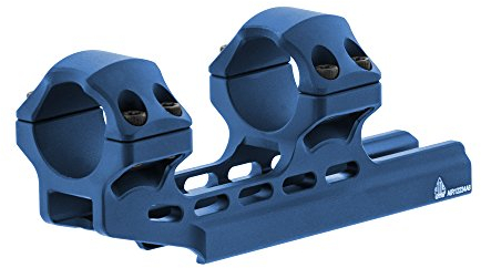 UTG Unisex Utg Accu-sync 1 High Profile 50mm Offset Pic. Rings, Blue Intergralmontage, Blau, Einheitsgröße EU