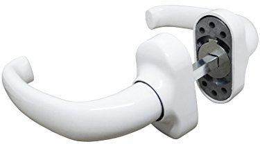 Technal White Through Locking Tilt Turn Patio Handle Aluminium Upvc