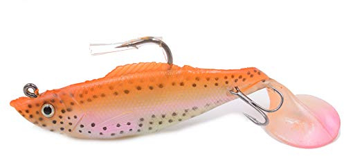 Fishstar 24 Magnum Big Eye 20 cm 105 g blå glitter 2020 gumfisk, perfekt för gädda, torsk, gös och stor abborre, rovfiskbete, fiske, norsk trell