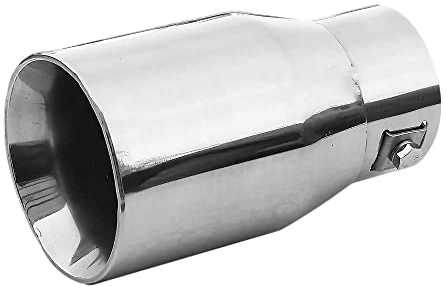 Universell Auspuff Blende Endrohr Auspuffanlage Endrohrblende Sportauspuff Schalldampf Sport Edelstahl Chrom Auto