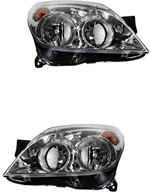 Halogen Scheinwerfer Set links & rechts Hauptscheinwerfer Frontscheinwerfer H1 für Model Astra H Caravan L35 L48 L08 L67 L69