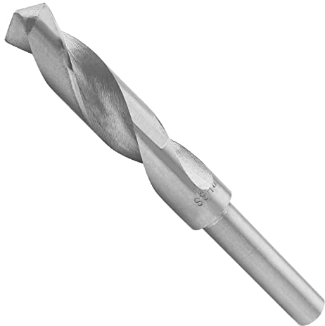 Utoolmart Foret hélicoïdal de 18 mm de diamètre, tige droite, longueur totale de 150 mm, foret à métal en acier rapide pour perçage sur métal dur, acier inoxydable, fonte, 1 pièce