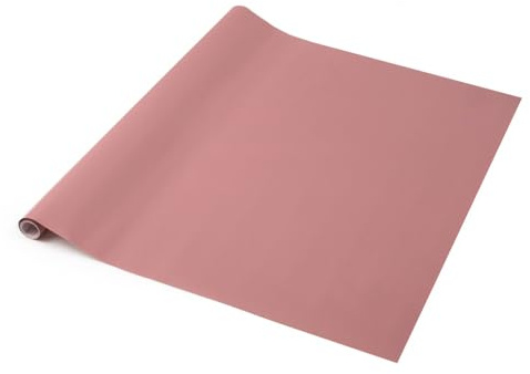 45cm x 1m up to 15m d-c-fix MATT ASH ROSE PINK sticky back plastic vinyl wrap film (200-3260) (45cm x 1m)