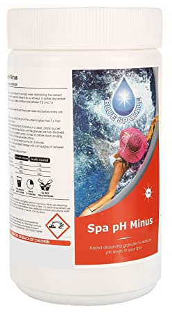 1.5 Kg pH Minus Reducer Granules for Hot Tubs, Above Ground Pool, Paddling Pool Water pH Balancer Improve Water Quality, White