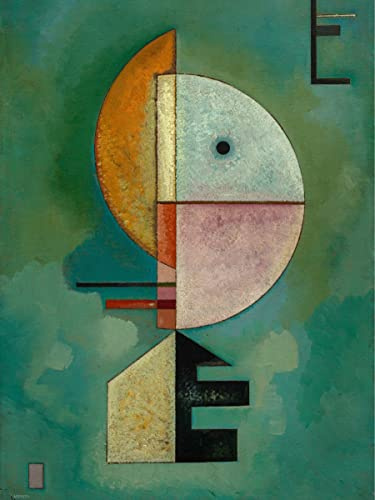 onthewall Upward Kandinsky Kunstdruck, Weiß, 30 x 40 cm
