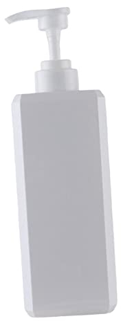 perfk Dispensador de jabón Moderno, Botella de loción, de para baño, Botella de champú, dispensador de detergente para Ropa, dispensador de champú, 800ml Blanco