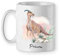 Mug tasse dinosaure Parasaurolophus tasse personnalisé avec prénom modèle dino