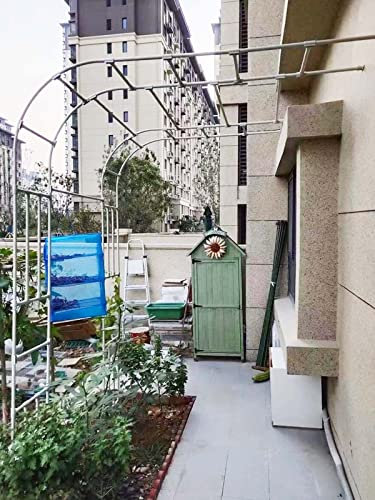 ALKOY Arc Arc de Jardin À Demi-Arc Arche Grimpant Arche, Arcade de Soutien À La Plante À Gazebo En Métal, Pergo de Jardin À Demi-Côté Résistant À L'Épreuve de La Météo, Décoration de Gise Épaissie de