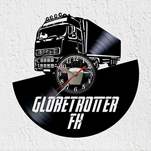 VINY WOODY Wandscheibe Vinyl Silhouette LKW Schwedisch