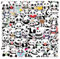 Panda Aufkleber Panda Sticker Set 60 Stücke Niedlich Deko für Auto Laptop Skateboard Fahrrad Moped Motorrad Fahrrad Computer,Geeignet für Erwachsene Kinder