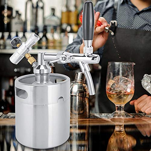 Distributeur de Fûts de Bière avec Manomètre, Idéal pour les Kegerators Automatiques de Classe, Parfait pour Toute Occasion