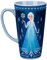 Disney Store Official Frozen 10th Anniversary Latte Mug, 473ml, Printed Stoneware Cup with Contrasting Interior and Handle, Dishwasher Safe