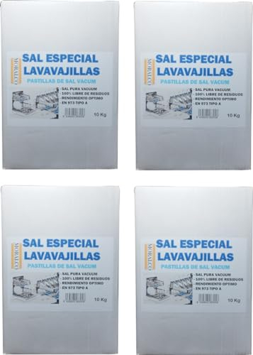 Sal Para Lavavajillas Vacuum Pastillas 10 Kg (4 Unidades)