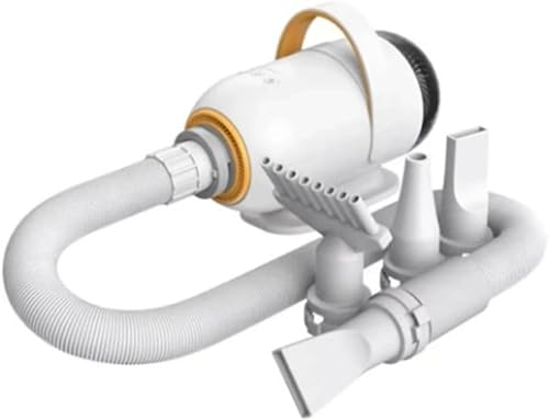Brosse d'aspirateur pour chien pour toilettage de perte de poils, aspiration 99 % des poils d'animaux, aspirateur de toilettage pour chien, toilettage avec 5 outils de toilettage pour animaux de
