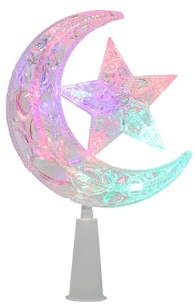 Stilvoller Weihnachtsbaum-Stern, ABS-Material für Feiertagsdekoration, verleiht Ihrem Weihnachtsbaum Charme, leuchtende Dekoration, Weihnachtsschmuck für Erwachsene
