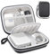Lacdo Elektronische Zubehörtasche Organizer Kabeltasche Hülle für MacBook-Netzteil, Adapter, Magic Mouse, MagSafe, SD Karten, Tragbaretasche Laptop Accessoires Tech Pouch Zubehör, Schwarz