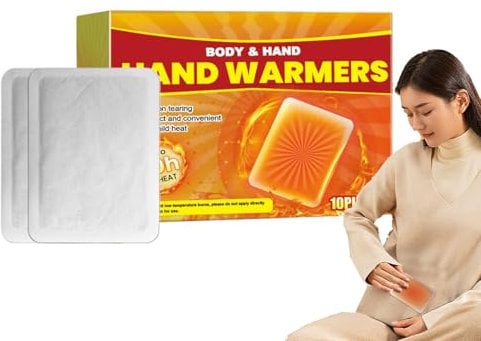 Heating Sticker, Body Warmer Sticker, Heating Body Warmer Patch for Cold Weather - Multipurpose Heating Patch for Feet, Abdomen, Arms, Waist, Legs