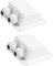 Flaconi Caja de Acceso a Cables Solares para Vehículos Recreativos,Prensaestopas Doble Entrada de Cables,Pasacables de Techo Pasacables de Entrada de Cable Doble,para Autocaravanas,Caravanas (Blanco)