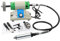 Gemstone Kit di lucidatura 1000 0RPM. Banco da tavola del mulino del mazzetto della macinata del mazzarminatore della rubrica di lucidatrice multifunzione 350W, Operazione stabile