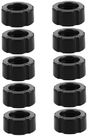 ULTECHNOVO 10 Piezas De Tuercas para Soporte De Teléfono Móvil Soporte para Teléfono De Coche Adaptador Fijo con Anillos De Apriete Soporte para Coche Tuerca De Rosca Accesorios