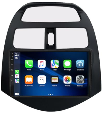 ADDUE For Car Gps Radio Android 14 9 Inch Touchscreen Radio for Chevrolet Spark 2010-2014,with Bluetooth USB Wifi Support SWC 1080P TV,with Car Stereo AND Backup Camera,C 4 Core Wifi 2G+32G