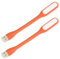 Qsvbeeqj 2 luces de lectura USB flexibles USB para teclado para laptop, lámpara de lectura flexible portátil para adaptador USB