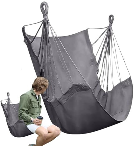 Hängestuhl | Hollywoodschaukel für den Außenbereich für Garten Terrasse – maximale Kapazität 150 kg Verwendung Innen Außen für Garten Terrasse Balkon Schlafzimmer