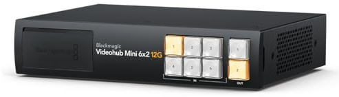 Blackmagic Design Videohub Mini 6x2 12G (BM-VHUBSMTI12G0602)