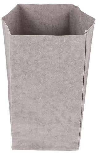 Kisangel Sacs Papier Kraft Décoratifs Contenant Papier Lavable Cache-Pot De Fleurs Organisateur Réutilisable pour Linge Fournitures De Bureau Et Aliments