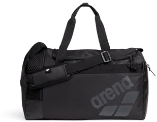 Arena Sporttasche Umhängetasche Schwimmtasche Duffelbag All Set Duffle 40 L, Farbe:Schwarz, Artikel:-100 Black