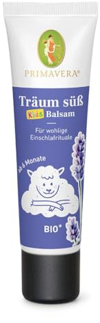 PRIMAVERA Träum süß Baby & Kinder Balsam bio* 30 ml - mit Lavendel fein, Ho-Blätter und Benzoe Siam - sanft für wohlige Einschlafrituale - ab 6 Monaten - Naturkosmetik - vegan