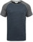 Solid SDBastian Herren T-Shirt Kurzarm Shirt mit Rundhals-Ausschnitt Baumwollmischung Regular fit, Größe:L, Farbe:Blue Grey Melange (G8991)