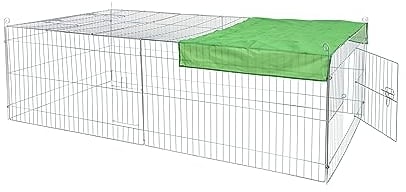 Dehner Kleintier Freilaufgehege Björn, ca. 216 x 116 x 65 cm, Metall