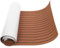 GOTOTOP 240X90X0.6CM/Decking Pad/EVA Teak Decking Sheet/Non-Slip Marine Boat Flooring Mat/Carpet Floor Pad/Boat Decking Sheet/Fit For Yacht RV Flooring Sheets (Dark Brown)