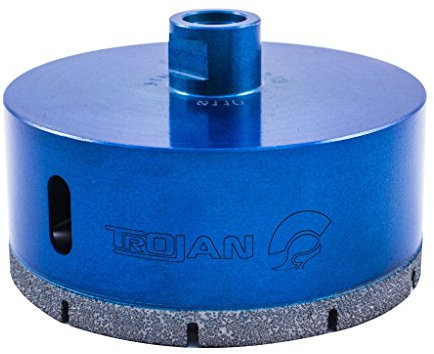 Scie cloche diamant à sec 6 mm – 75 mm pour porcelaine, céramique, marbre, granit, carrelage M14 (110 mm)