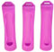 Armerah 18650 eCig Vape Battery Protective Case Cover Sleeve Silicone Rubber 3 Pack Pink