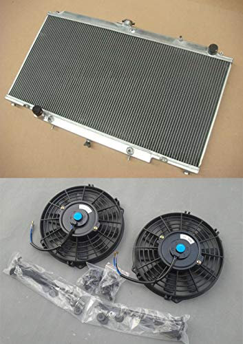 Radiatore in alluminio e ventole per Patrol Y61 GU 2.8/3.0 TD 4.2L diesel 97-01 AT
