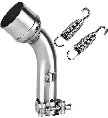 KIMISS Scarico per motocicletta in acciaio inox Raccordo per collegamento a metà tubo R25 / R3 2015-2018