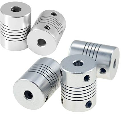 beihuazi® Wellenkupplung Flexible Kupplung 5mm bis 8mm kupplungen für Anycubic i3 Mega Prusa i3 Creality Ender 3 CR-10 Anet A8/A6 Artillery Sidewinder X1 CNC Machine