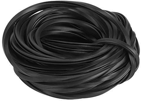 Gewächshausgummi Einfach zu verwendender universeller Glasgummistreifen Verschleißfest, für Kabel, für Gewächshaus, für Glasversiegelung(10 meters)