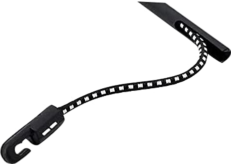 Tarps Now 8” Bungee Cords with Adjustable Loop End - Heavy Duty Durable Bungees Lanyard Cord for Scaffold, Tools, Construction, 100 Pieces