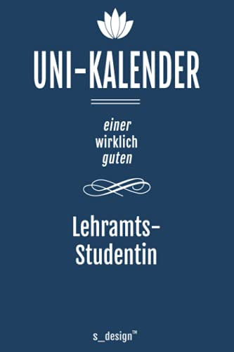 Studienplaner / Studienkalender / Uni-Kalender 2021 / 2022 für Lehramts-Studenten / Lehramts-Studentin: Semester-Planer / Studenten-Kalender von Oktober 2021 bis Oktober 2022