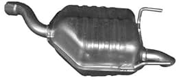 IZAWIT 21.222 Endschalldämpfer Hinten Kompatibel mit OPEL Vectra C Limousine Z02 24422037 5852179