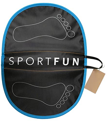 chiwanji de Neopreno Impermeable Duradero Cambiador de pies Alfombrilla de a Tierra con Piscina Ropa Plegable Oxford para Gimnasio, Azul