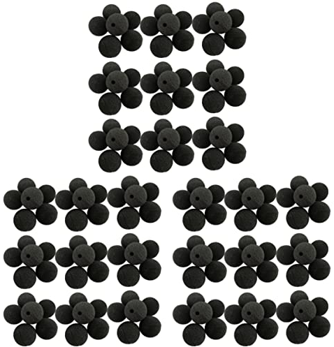 EXCEART 150 Stk Dem Clown Die Nase Anstecken Dekorationen Für Zirkus-themenpartys Neuheit Nase Zirkuskostüm Clownsnase Aus Gummi Schaumnasenclown Ankleiden Erweiterbar Schmücken Haupt